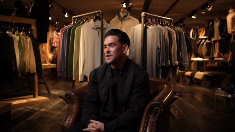 Corporate video production case study example featuring work by Francesco De Luca, professional videographer based in Milano, Italy, created for UK fashion retailer Superdry London"